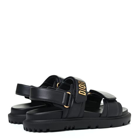 dior black sandals price|christian dior sandals black.